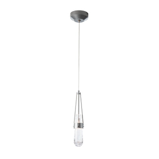Hubbardton Forge - 161042-SKT-STND-85-YG0434 - Link Blown Glass Low Voltage Mini Pendant - Link - Sterling