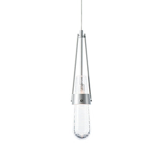 Hubbardton Forge - 161042-SKT-STND-85-YJ0434 - Link Blown Glass Low Voltage Mini Pendant - Link - Sterling