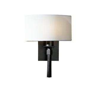 Hubbardton Forge - 204826-SKT-07-SF1092 - Beacon Hall Half Drum Shade Sconce - Beacon Hall - Dark Smoke