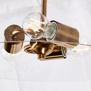 Dover Three Light Flush Mount in Vintage Brass