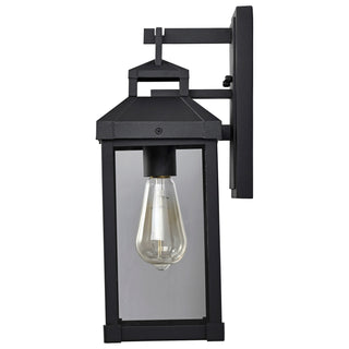 Corning One Light Wall Lantern in Matte Black