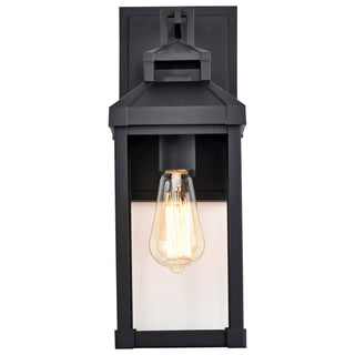 Corning One Light Wall Lantern in Matte Black