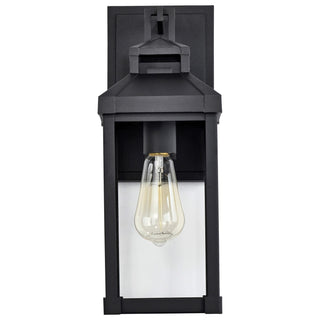 Corning One Light Wall Lantern in Matte Black
