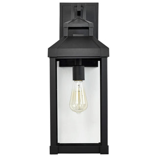 Corning One Light Wall Lantern in Matte Black