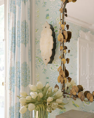 Vinna Mirror in Antique Brass