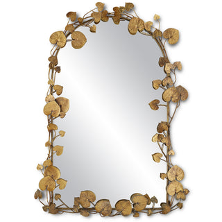 Currey and Company - 1000-0115 - Mirror - Vinna - Antique Brass