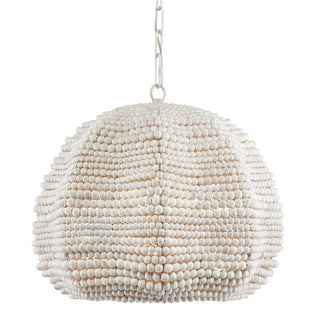 Currey and Company - 9000-0864 - One Light Pendant - Octavia - Whitewash/White