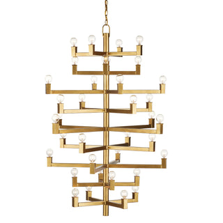 Currey and Company - 9000-0919 - 36 Light Chandelier - Andre - Brass