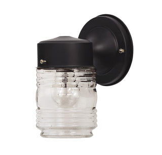 Meridian - M50063BK - One Light Outdoor Wall Lantern - Black