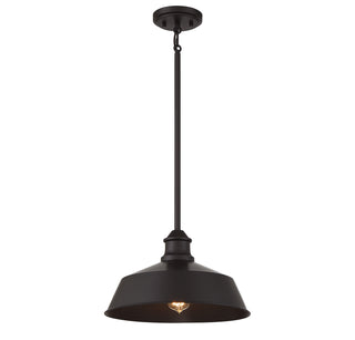 Meridian - M7021ORB - One Light Pendant - Oil Rubbed Bronze