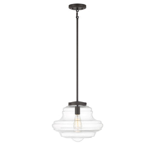Meridian - M7022ORB - One Light Pendant - Oil Rubbed Bronze