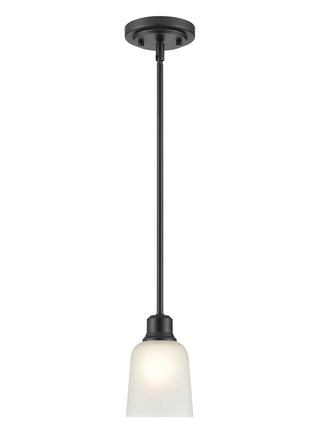 Millennium - 2821-MB - One Light Mini Pendant - Amberle - Matte Black