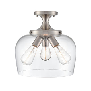 Millennium - 9713-BN - Three Light Semi-Flush Mount - Ashford - Rubbed Bronze