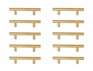 Elegant Lighting - PL400-3-BR-10PK - Bar Pull Multipack (set of 10) - Quinn - Brass