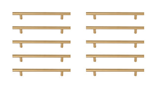 Elegant Lighting - PL400-6-BR-10PK - Bar Pull Multipack (set of 10) - Quinn - Brass