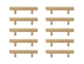 Elegant Lighting - PL402-3-BR-10PK - Bar Pull Multipack (set of 10) - Dior - Brass