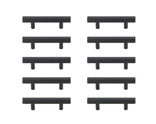 Elegant Lighting - PL402-3-MB-10PK - Bar Pull Multipack (set of 10) - Dior - Matte Black