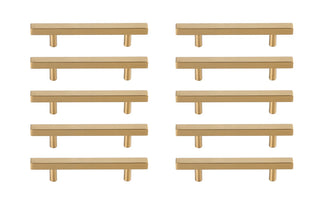 Elegant Lighting - PL402-4-BR-10PK - Bar Pull Multipack (set of 10) - Dior - Brass