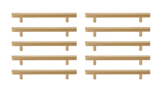 Elegant Lighting - PL402-6-BR-10PK - Bar Pull Multipack (set of 10) - Dior - Brass