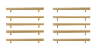 Elegant Lighting - PL402-7-BR-10PK - Bar Pull Multipack (set of 10) - Dior - Brass