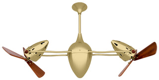 Matthews Fan Company - AR-BRBR-WD - 48" Ceiling Fan - Ar Ruthiane - Brushed Brass