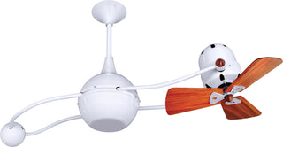 Matthews Fan Company - B2K-WH-WD - 40" Ceiling Fan - Brisa 2000 - Gloss White