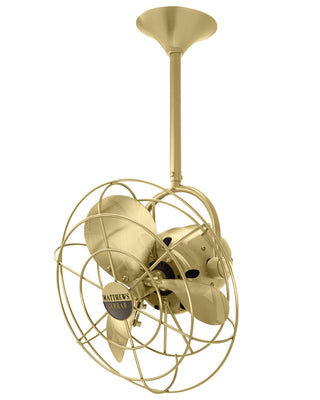 Matthews Fan Company - BD-BRBR-MTL - 13" Ceiling Fan - Bianca Direcional - Brushed Brass