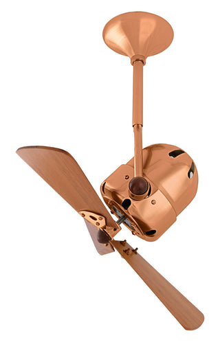 Matthews Fan Company - BD-BRCP-WD - 16" Ceiling Fan - Bianca Direcional - Brushed Copper