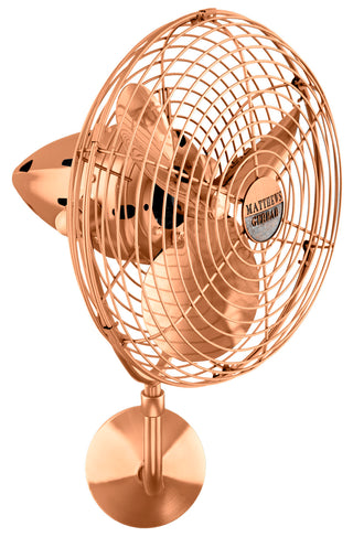 Matthews Fan Company - BP-BRCP-MTL - 13" Ceiling Fan - Bruna Parede - Brushed Copper
