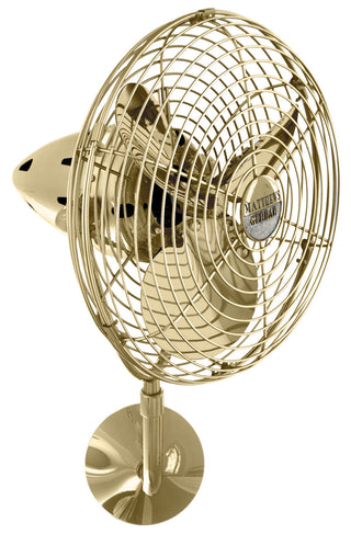 Matthews Fan Company - BP-PB-MTL - 13" Ceiling Fan - Bruna Parede - Polished Brass