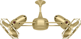 Matthews Fan Company - DD-BRBR-MTL - Ceiling Fan - Duplo-Dinamico - Brushed Brass