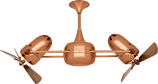 Matthews Fan Company - DD-BRCP-WD - Ceiling Fan - Duplo-Dinamico - Brushed Copper