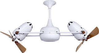 Matthews Fan Company - DD-WH-WD - Ceiling Fan - Duplo-Dinamico - Gloss White