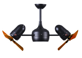 Matthews Fan Company - DGLK-BK-WD - Ceiling Fan - Dagny - LK - Matte Black