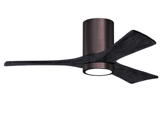 Matthews Fan Company - IR3HLK-BB-BK-42 - 42" Ceiling Fan - Irene-3HLK - Brushed Bronze