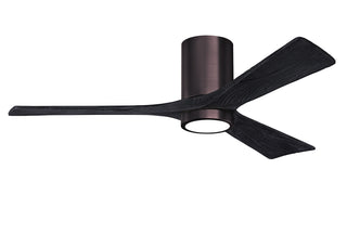 Matthews Fan Company - IR3HLK-BB-BK-52 - 52" Ceiling Fan - Irene-3HLK - Brushed Bronze