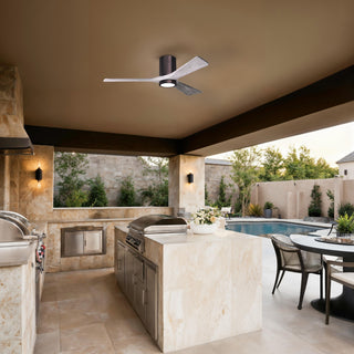 Irene-3HLK 52" Ceiling Fan in Brushed Bronze