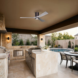 Irene-3HLK 60" Ceiling Fan in Brushed Bronze