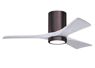 Matthews Fan Company - IR3HLK-BB-MWH-42 - 42" Ceiling Fan - Irene-3HLK - Brushed Bronze