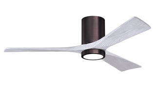 Matthews Fan Company - IR3HLK-BB-MWH-52 - 52" Ceiling Fan - Irene-3HLK - Brushed Bronze