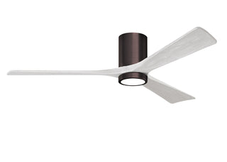 Matthews Fan Company - IR3HLK-BB-MWH-60 - 60" Ceiling Fan - Irene-3HLK - Brushed Bronze