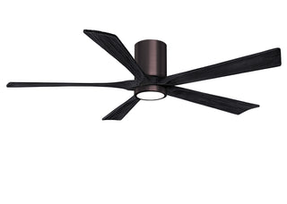 Matthews Fan Company - IR5HLK-BB-BK-60 - 60" Ceiling Fan - Irene-5HLK - Brushed Bronze