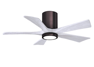 Matthews Fan Company - IR5HLK-BB-MWH-42 - 42" Ceiling Fan - Irene-5HLK - Brushed Bronze