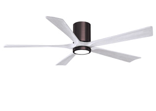 Matthews Fan Company - IR5HLK-BB-MWH-60 - 60" Ceiling Fan - Irene-5HLK - Brushed Bronze