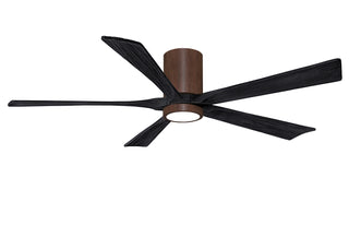 Matthews Fan Company - IR5HLK-WN-BK-60 - 60" Ceiling Fan - Irene-5HLK - Walnut Tone