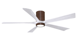 Matthews Fan Company - IR5HLK-WN-MWH-60 - 60" Ceiling Fan - Irene-5HLK - Walnut Tone