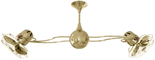 Matthews Fan Company - IV-PB-MTL - Ceiling Fan - Italo Ventania - Polished Brass