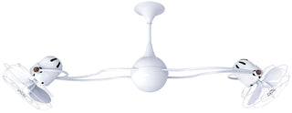 Matthews Fan Company - IV-WH-MTL - Ceiling Fan - Italo Ventania - Gloss White