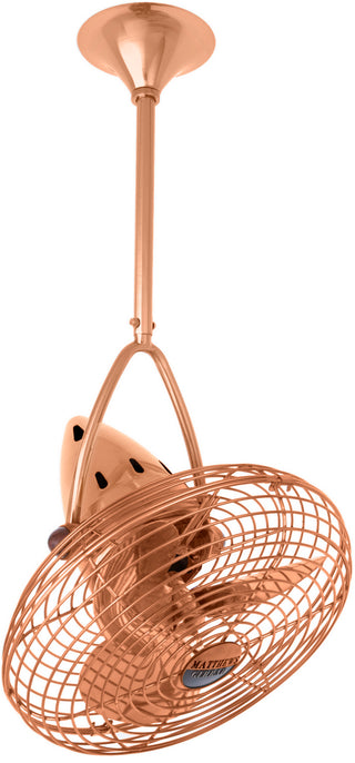 Matthews Fan Company - JD-BRCP-MTL - 13" Ceiling Fan - Jarold Direcional - Brushed Copper