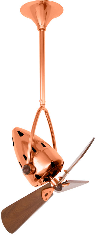 Matthews Fan Company - JD-BRCP-WD - 16" Ceiling Fan - Jarold Direcional - Brushed Copper